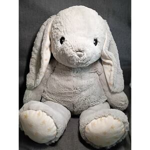 Cloud b Dreamy Hugginz Bunny Plush Gray Stuffed Animal Rabbit Star Baby Toy 14in